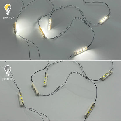 LED Brick Lighting Four/Six in One, Connected in Series, Powered by USB,Light up your building blocks