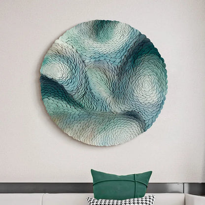 Modern Simple Three-dimensional Leather Object Pure Hand Collage Entrance Sofa Background Decorative Painting