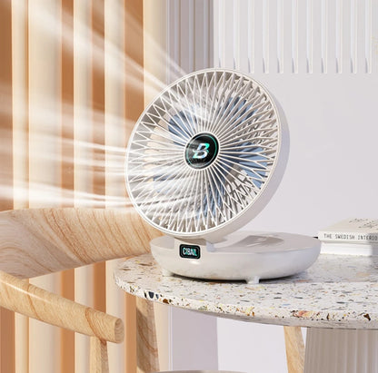 Foldable Portable Fan, Three-Speed Wind Control, USB Powered Mini Fan, Compact for Easy Storage at Home & Dorm