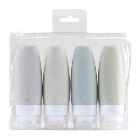 Travel Bottles Set, Travel Containers for Travel Size Toiletries, with Portable Quart Bag, Storage Shampoo Lotion, Leak Proof