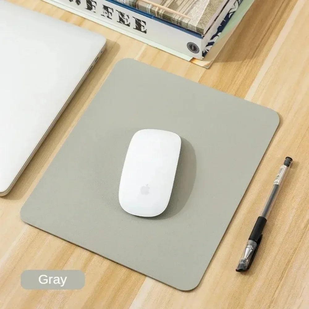 Colorful Fashion Mouse Pad Small PU Mouse Pad Non-Slip Gaming Desktop Leather Mouse Pad Easy To Clean Keyboard Mat For PC Laptop
