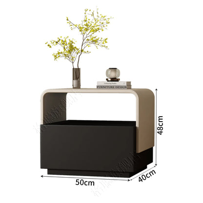 Display Vintage Night Stand Aesthetic Luxury Modern Nordic Nightstand Storage Italian Table De Nuit Bedroom Furniture