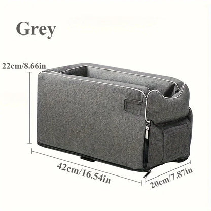 Portable Dogs Cats Car Seat Cat Dog Bed Central Control Handbag Travel Pets Safety Seat Pet Car Booster Seat Kennel Pet Supplies