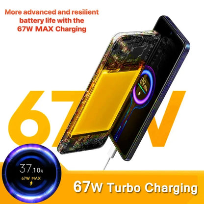 Xiaomi 67W Charger Original Fast Charging Cargador USB Cable EU/US Wall Adapter Mi 14 13 12 Redmi Note 13 12 Pro Turbo Poco F5