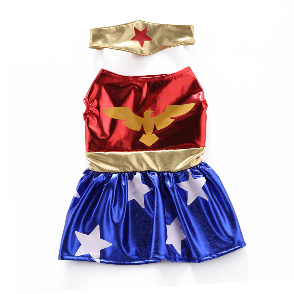 Pet Cloth Halloween Eagle Skirt Costume Christmas Creative Funny Novelty Dress-Up Dog Clothing Transformation Outfit