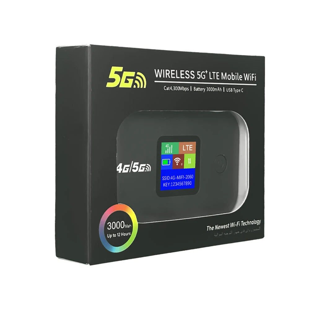 A8 Portable 4G Router with SIM Card Modem WIFI Hotspot 3000mAh Portable Wireless Router 150Mbps Wifi Repeater for Outdoor Travel