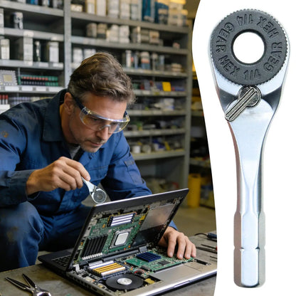 Mini Ratchet Wrench 1/4 Ratchet Wrench 6.35mm Screwdriver Hex Torque Wrenches Tool Wrench Screwdriver Wrench Hand Tools