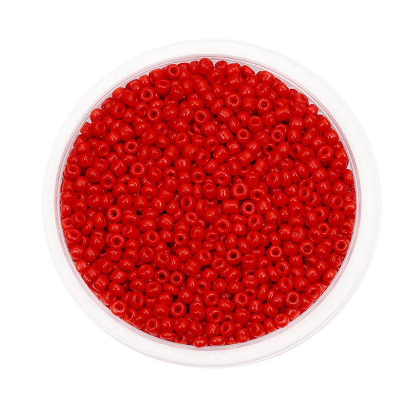 1000/500pcs 3/4mm Glass Seed Beads DIY Accessories Jewellery Making Materials Supplies Pony Bead For Craft Bracelets Jewelry