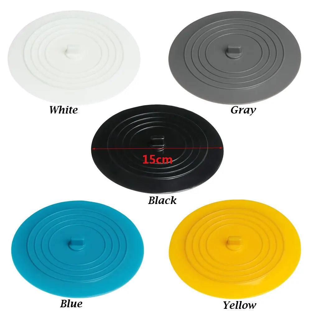 15cm Durable Useful Washroom Kitchen Leakage-proof Round Drain Cover Water Sink Plug Sewer Bathtub Stopper