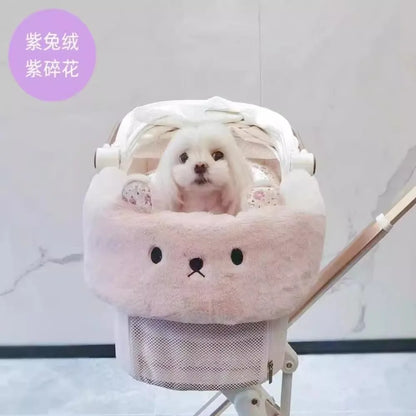 Cat and Dog Strollers Edge Pads Removable and Washable Seat Pads Anti-dirt Padding for Pet Stroller Pet Products Accessories