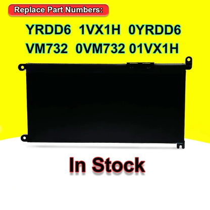 YRDD6 For Dell Inspiron 5480 5485 5585 5490 5590 5491 5591 3493 3593 Vostro 3490 3590 3491 3591 Latitude 3310 Laptop Battery