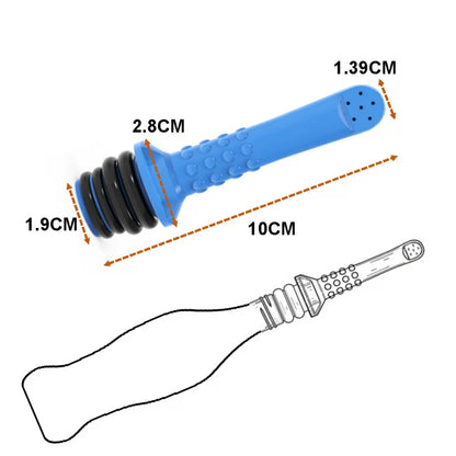 Portable Bidet Sprayer Personal Cleaner Hand Held Hygiene Washing Travel Anal Enema Silicone Wash Nozzle