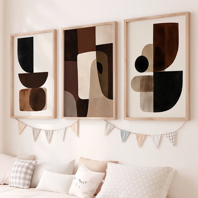 Set of 6 Decorative Wall Decor Modern Decorative Canvas Poster Wall Art Prints Home Decor Living Room Bedroom Gallery Artwork
