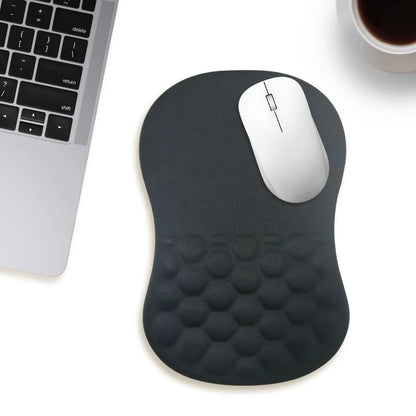 Ergonomic Wrist Support Mouse Pad - Non-Slip High-Elastic Memory Foam, Comfortable Durable Mat For PC/Laptop Home & Office