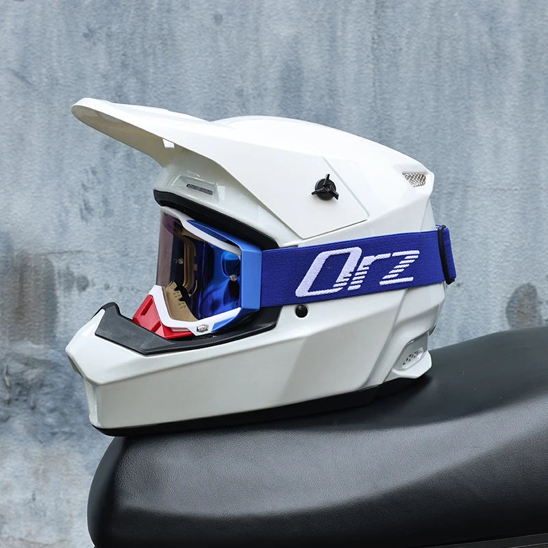 903-Motorcycle off-road helmet, fully covered electric vehicle, pulling full helmet, mountain downhill, all season