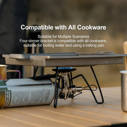 Mountainhiker Outdoor Portable Folding Spider Stove Camping Picnic Stove Barbecue Stove Household Stove with Holder