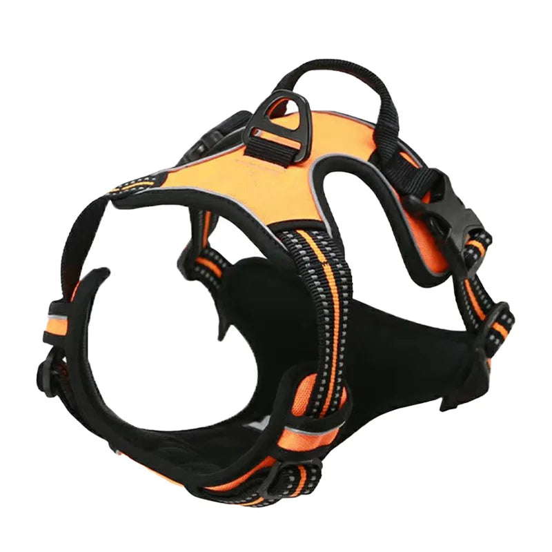 Dog Collars Harness Big Vests Leash Reflective Chest Strap Large Dog Chain Traction Rope Dog Pet Supplies Puppy Accessories