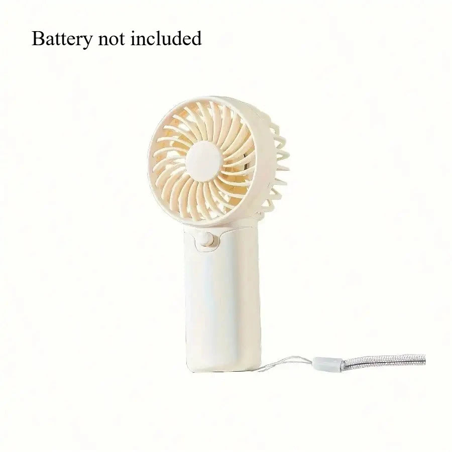 2026 Latest Portable Fan, Compact Handheld Fan - Portable, Battery-Powered Personal Cooling Device for Travel & Outdoor Use