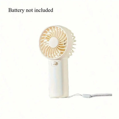 2026 Latest Portable Fan, Compact Handheld Fan - Portable, Battery-Powered Personal Cooling Device for Travel & Outdoor Use