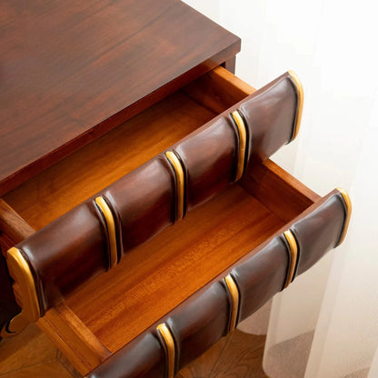 Solid wood coffee table with crossed legs for family living room furniture console table bedroom sofa