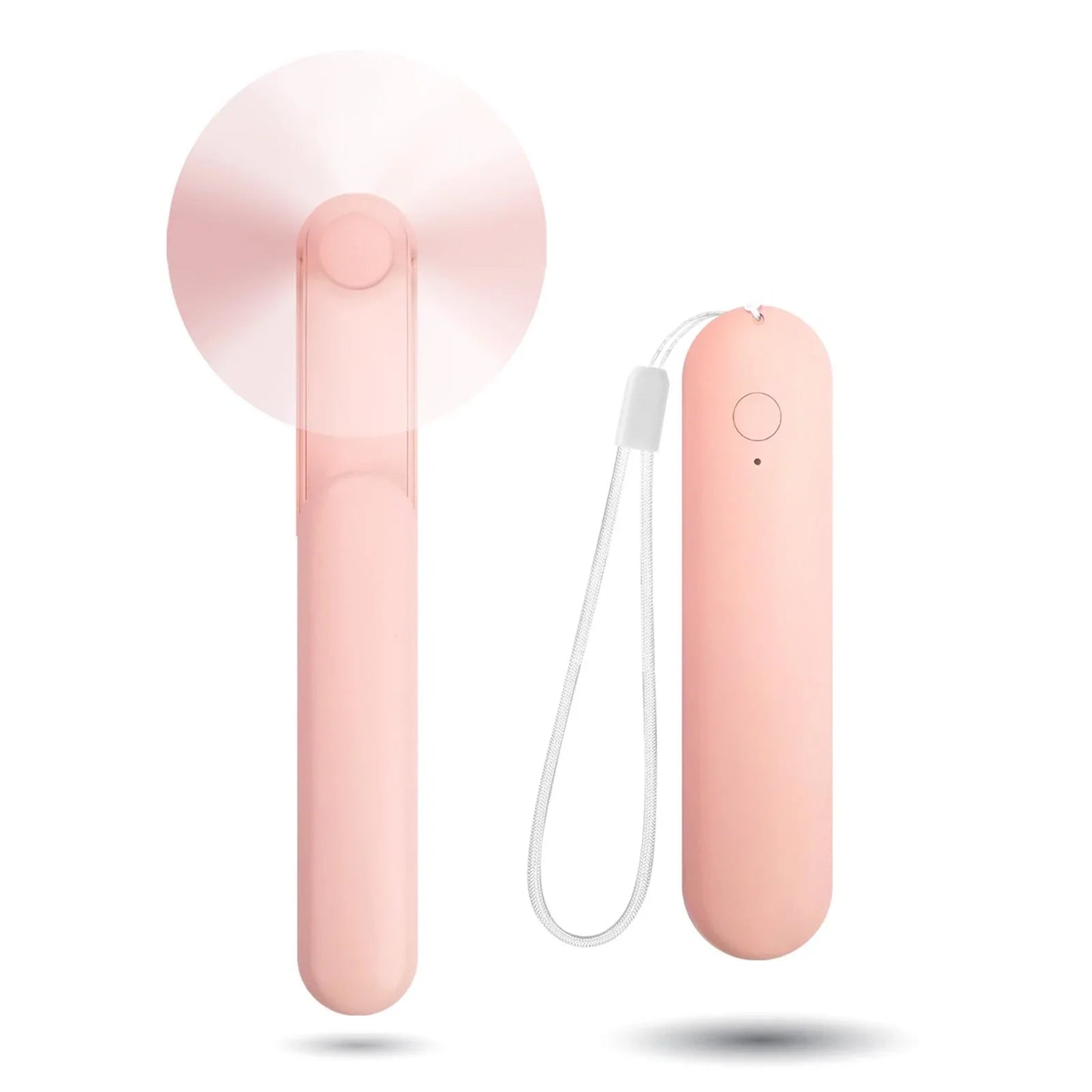 Portable Mini Handheld Fan, Small Pocket Fan, USB Rechargeable Personal Fan with Power Bank, Travel Essentials for Women