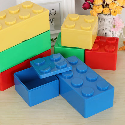 storage box Creative Storage Box Building Block Shapes Plastic Saving Space Box Superimposed Desktop Handy Office Supplies