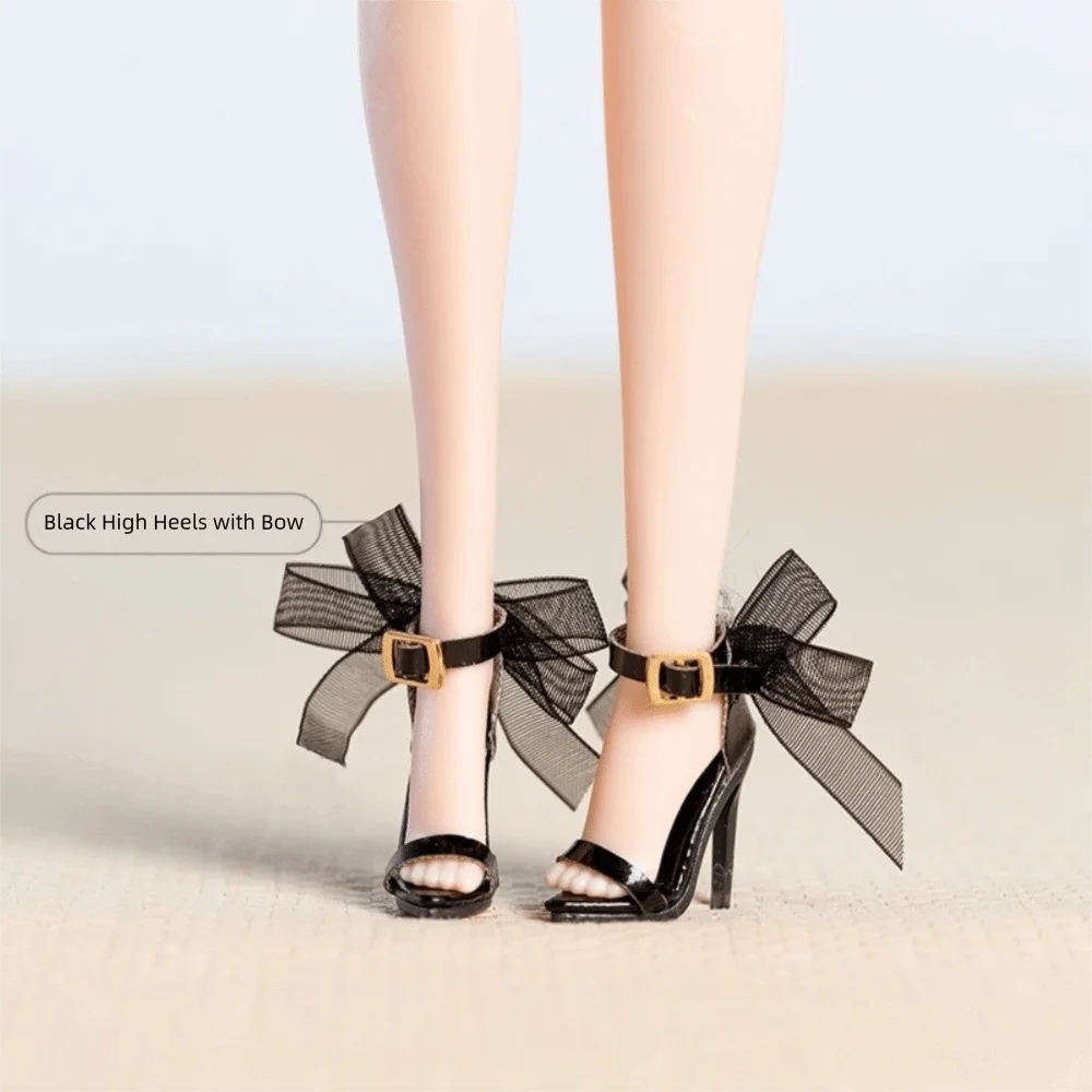 Shoes Accessories Handmade Shoes Exquisite 1/6 Supermodel High Heels Boots Accessories
