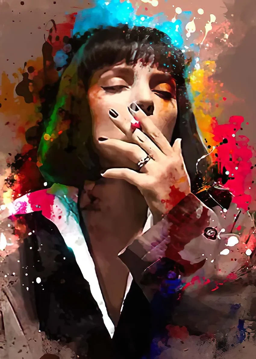 Modern Painting Posters and Prints Movies Pulp Fiction Canvas Painting Wall Art Pictures for Home Living Room Decor Cuadros
