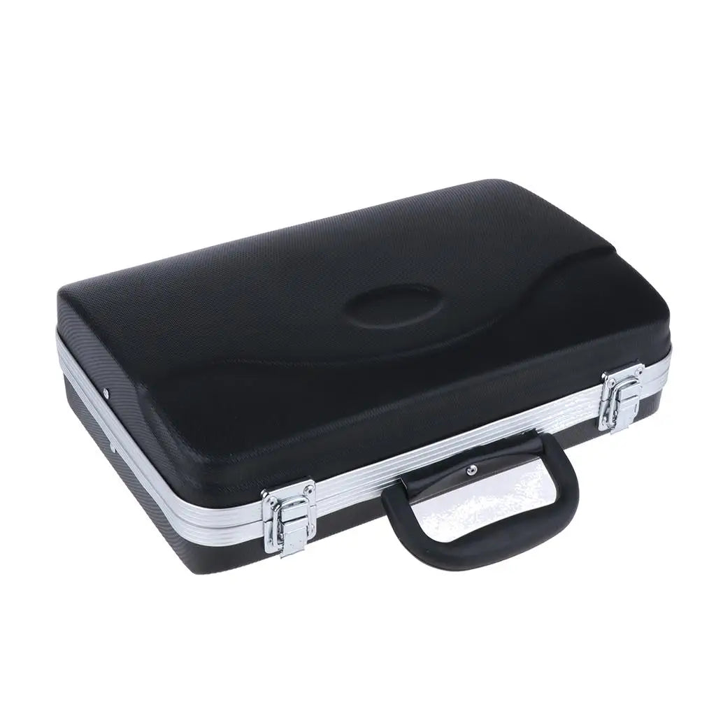 Clarinet Carrying Suitcase Box ABS Material Suspension Padding Accessories Bag for Music Instrument Storage