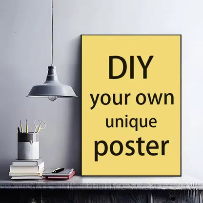 Custom Print on Canvas Paintings Wall Art Poster Pictures for Living Room Home Decor Waterproof Painting Customized Gifts