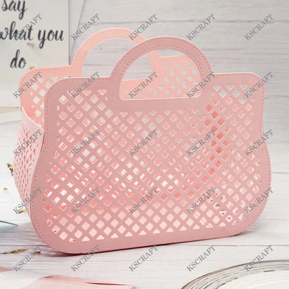 KSCRAFT Elegant Tote Bag Cutting Dies Stencils for DIY Scrapbooking Decorative Embossing DIY Paper Cards