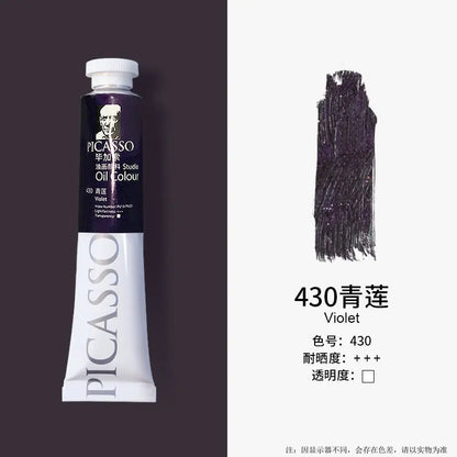 Phoenix 50ml Oil Paint High Saturation Faster Drying Time with Creamy Texture and Consistency for Artists, Students, Beginners