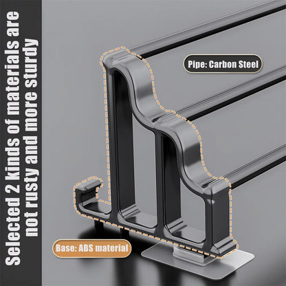 1pc bathroom Wall Mounted Towel Bar Hotel Storage Rack Bathroom Supplies Slipper Rack Shelf Home Towel Rack