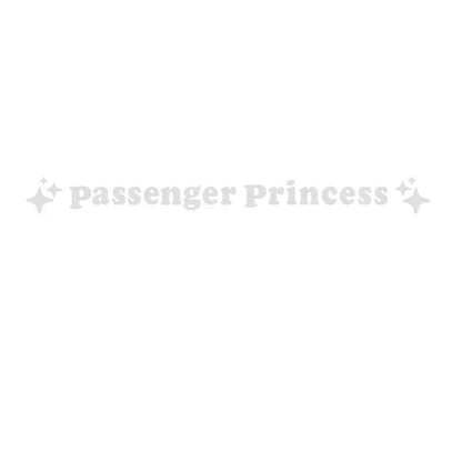 2pcs Mirror Decoration Sticker Passenger Princess Star Mirror Decal Sticker Rearview Mirror Car Vinyl Decoration Funny Car Decal