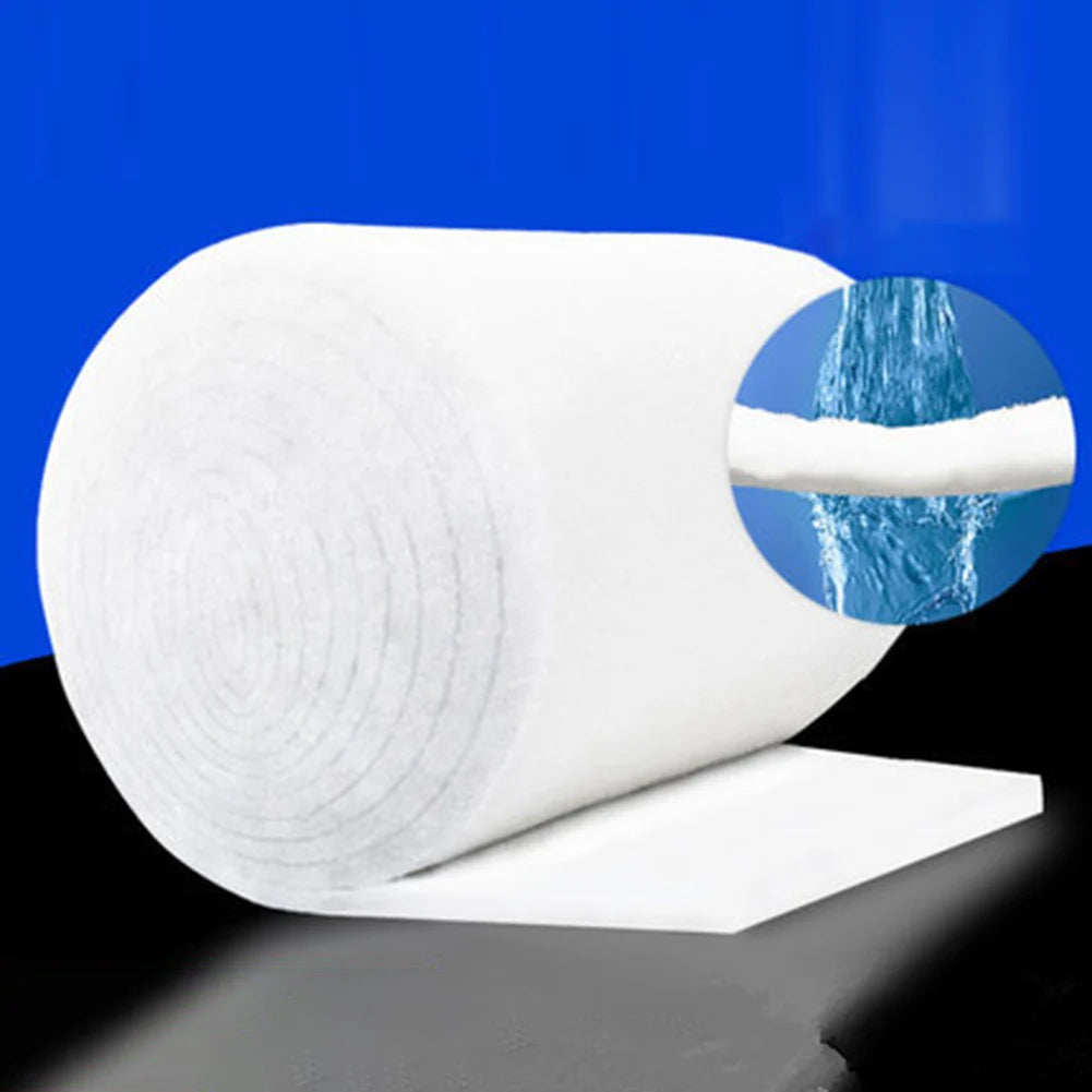 1pc Aquarium Filter Filter Mat 120cmx30cmx0.5cm Biological Filter Blanket Filter Mat Cotton Fish Tank Aquatic Plants