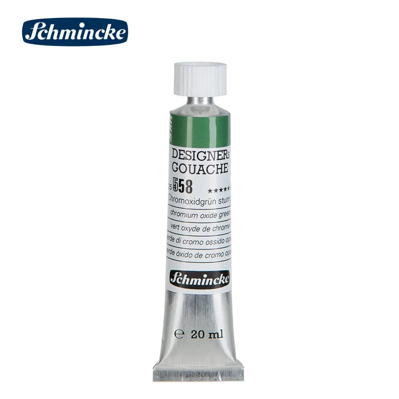 Germany Schmincke Designer Gouache Paint Tube 20ml Opaque Gouache Paint Professional Artist 48 Colors Drawing Art Supplies Cute