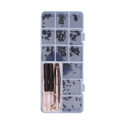 Screwdriver Assorted Kit Glasses Screws Replacement Glasses Screws Sets Sunglass Repair Tool Glasses Screws Eyeglass Nose Pads