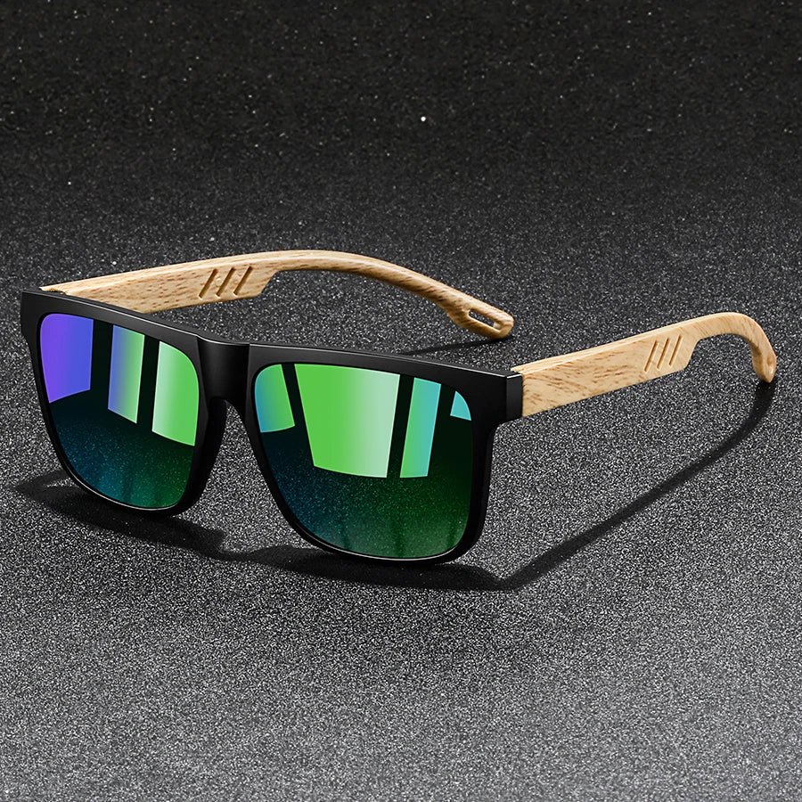 Fashion Vintage Square Square Frame Sunglasses Men Women Fishing Driving Man Luxury Brand Designer Sun Glasses  Eyewear