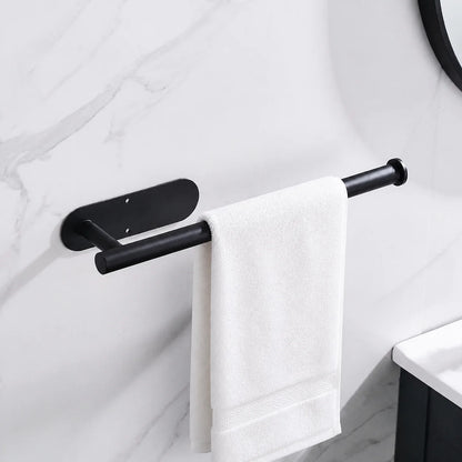 Homefish Sliver Stainless Steel Self Adhesive No Drilling Toilet Roll Holder Bathroom Kitchen Tissue Paper Holder