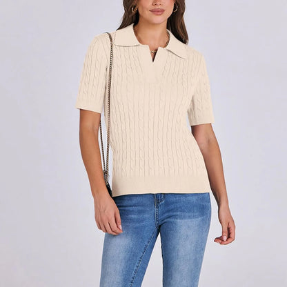 Vest Sweater Womens Short Sleeve Sweaters Tops V Neck Knit Casual Soft Pullover Shirts 2024 Summer Maternity Sweater Vest