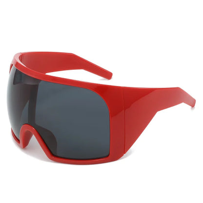 Oversized Sunglasses Men Wrap Anti Wind Personal Large Shades Futuristic Fashion Future Shield Uv400 Cycling Motorcycle