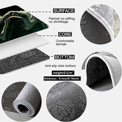 Non-Slip Bathroom Floor Mat,Super Absorbent,Soft, Fast Drying for Shower, Tub, Outdoor & Doormat Use washroom floor mat