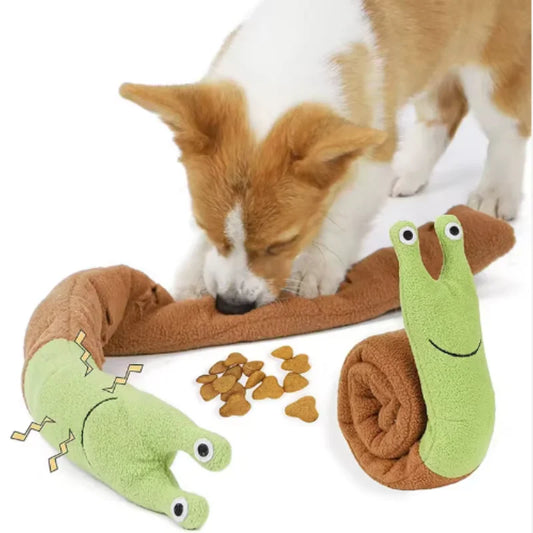 Snail Shaped Pet Toys for Dogs And Cats Odor Hiding Training Puzzles Fun Sniffing Mats - Interactive Play for Cats And Dogs