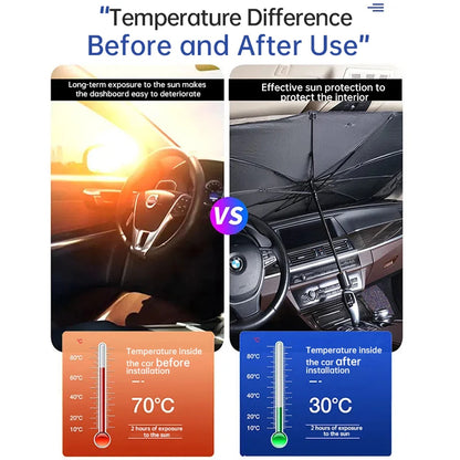 For Ford Focus 2 3 F150 Ecosport C-Max S-Max Ka Mondeo Kuga Galaxy Fiesta Eage Car Windshield Sunshades Front Shading Umbrella