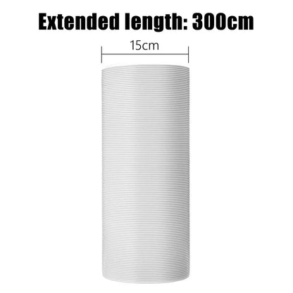 130/150mm 1.5m/2m/3m Air Vent Ducting Flexible Ventilation Ducting Exhaust Outlet Hose Pipe For Mobile Portable Air Conditioner