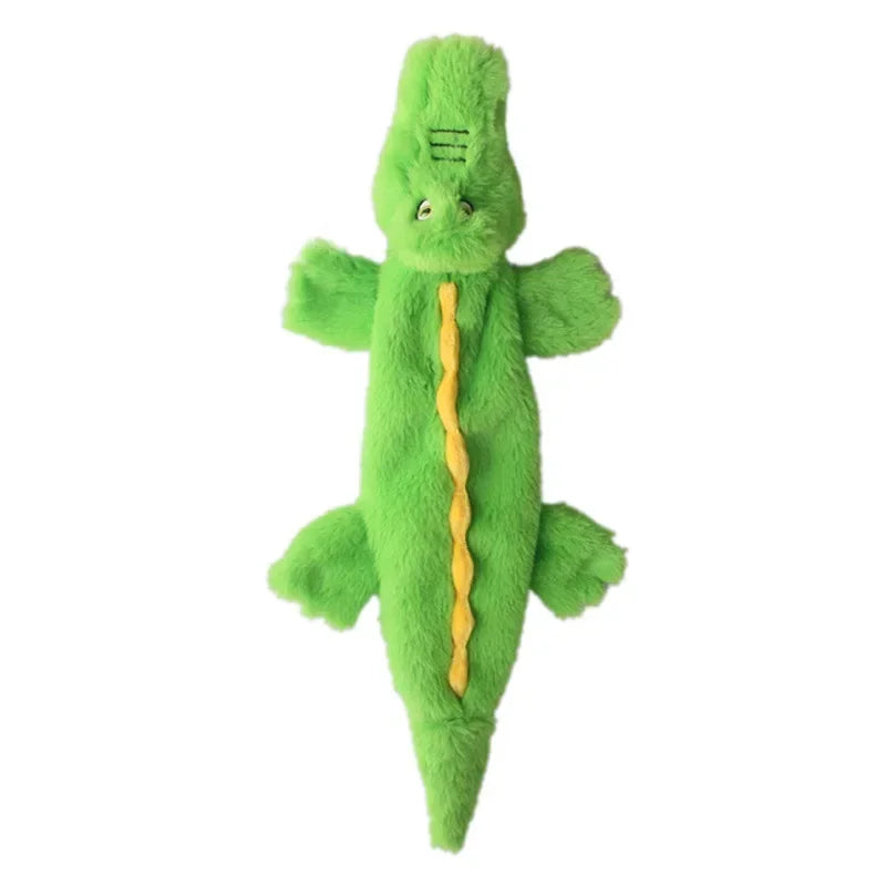 Cute Plush Squeak Toys Pet Wolf Rabbit Animal Plush Toys Dog Chew Whistling Involved Squirrel Dog Toy Funny Pet Products