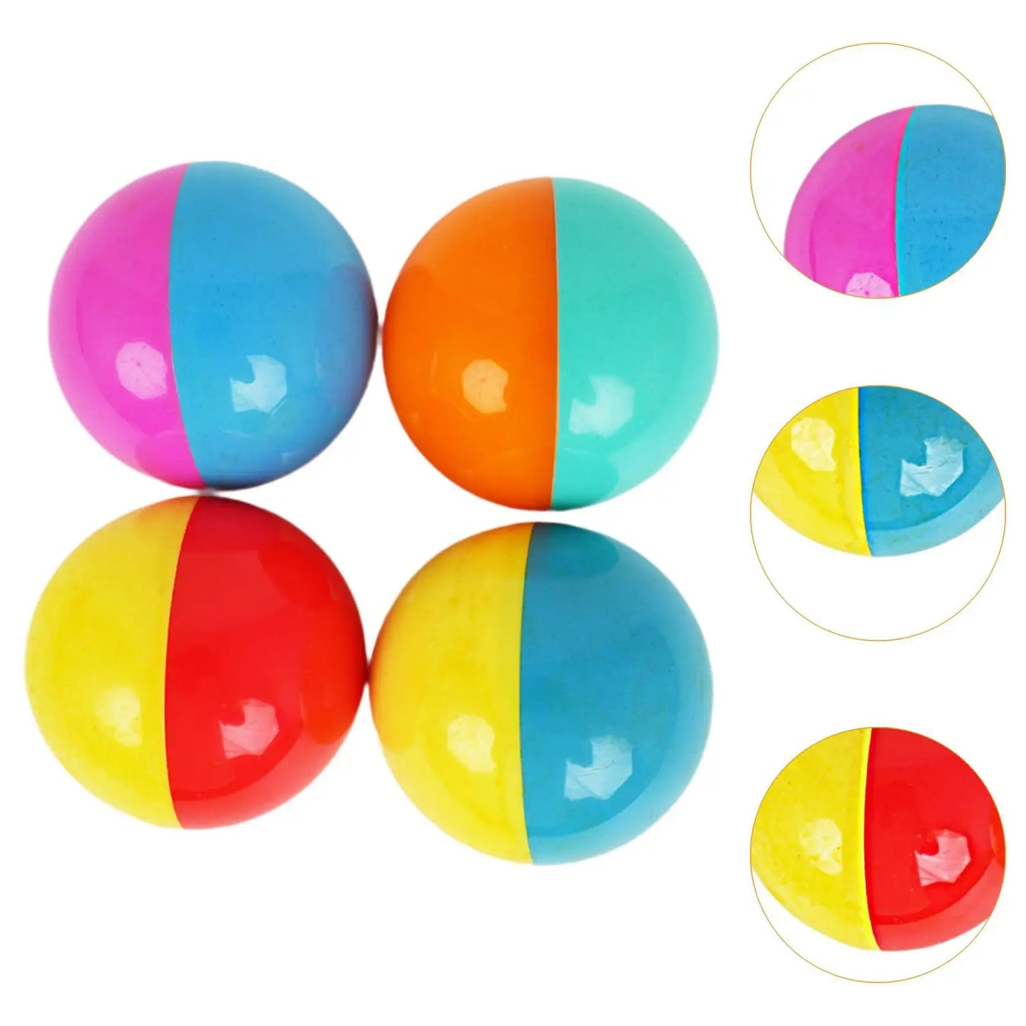 Outdoor Park Golf Ball Professional Outdoor Competition Golfer Backyard Fun Play Golfing Supplies 2 Color Practice Ball 6 cm