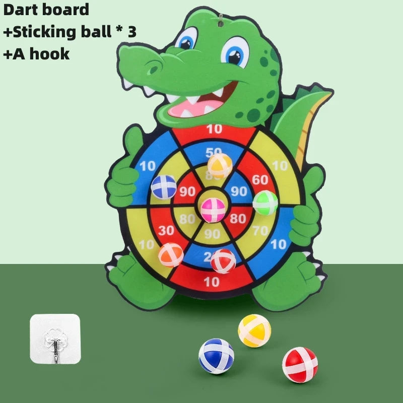 Baby Toys Basketball Ball Sucker Dinosaur Toy For Kids 2 To 4 Year Old Boy 1 Year Birthday Gift  Outdoor Indoor Sport Board Game