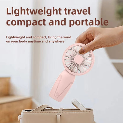Portable Handheld Small Fan Lightweight Cute Appearance USB Rechargeable Mini Fan Summer Portable Mini Pocket Cooling Fans