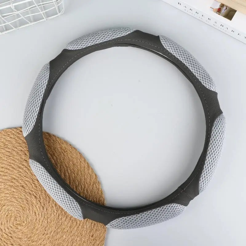 【M】Steering Wheel Cover Suitable For 38cm Diameter Car Accessories Interior Steering Wheel Protective Decoration Universal